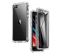 SURITCH Coque iPhone SE 2020/2022/iPhone 8/7 avec Couverture écran de confidentialité 360 Degré Transparente Antichoc TPU Bumper [Ultra Hybrid] Integrale Anti-Rayures Full Body Protection Etui Housse