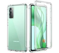 SURITCH Coque Samsung S20 FE 360°Transparente Antichoc Silicone Bumper [Ultra Hybrid] Integrale Anti-Rayures Full Body Protection Etui Housse avec Protection Camera pour Samsung Galaxy S20 FE 6,5”