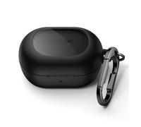 SURITCH Étui Compatible avec Bose New QuietComfort Earbuds (2024),Magnétique Anti-Choc Couverture Protectrice pour Casques Audio avec Kit de Nettoyage et Karabiner Boucle Clé（Noir）