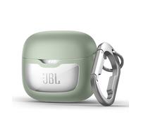 SURITCH Étui Compatible avec JBL Tune Flex,Magnétique Anti-Choc Couverture Protectrice pour Casques Audio avec Kit de Nettoyage et Karabiner Boucle Clé（Vert）