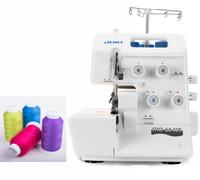 Surjeteuse Juki MO-654DEN avec 10 000 mètres de fil gratuit, garantie officielle Juki Italie