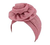 Surkat Bonnet de Chimio avec Fleurs Étincelantes - Turban - Coiffe - Écharpe Capillaire - Bonnet - Écharpe pour Cheveux, rose 1, Taille unique