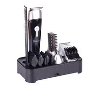 SURKER Professional 5 en 1 tondeuse à cheveux Rechargeable sans fil Kit de toilettage pour hommes tondeuse à barbe nez tondeuse à cheveux double rasoir