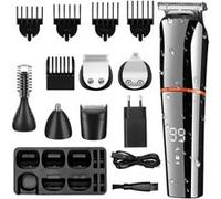 Tondeuse homme Surker Tondeuse Cheveux Professionnelle Tondeuse Barbe Pour Hommes Tondeuse de Précision Imperméable Multifonctionnele 6 en 1