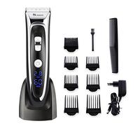 SURKER Tondeuse Cheveux Tondeuse Barbe Series Electrique Sans Professionnel avec 7 embouts Écran LED de Rasage pour Enfants Adultes Personnes Agées Salon professionne