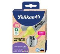 Surligneur 490 eco, étui de 6, couleurs pastel