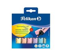 Pelikan Surligneur 490 Pastel – Lot de 6, couleurs assorties