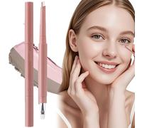 Surligneur à sourcils et crayon de contour 2 en 1, bâton de maquillage imperméable à double extrémité pour sourcils 3D, style coréen, définition naturelle des, style 2