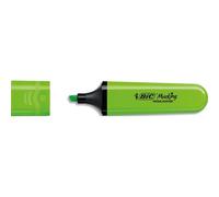 Surligneur bic tank marking highlighter sechage rapide pointe biseautee coloris vert