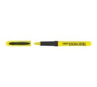 Surligneur De Poche Bic Briteliner Grip jaune Jaune G