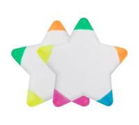 Surligneur étoile à cinq branches - Papeterie scolaire, stylo de travail, nuances fluorescentes vibrantes, formule à séchage rapide, outil d'écriture artistique | Stylo marqueur pour mettre en évidenc