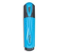 Maped - Surligneur Fluo'Peps Classic, Coloris Bleu - des Couleurs Éclatantes pour Surligner Vos écrits - Pointe Biseautée pour Des Traits de 1 à 5 mm