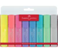 Surligneur FABER-CASTELL Textliner 154681 pastel Étui de 8 pièces