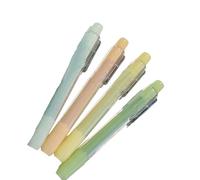 Surligneur fluorescent 4 couleurs avec pointe biseautée pour la fabrication de cartes, le scrapbooking, le journal, le dessin, surligneurs parfumés