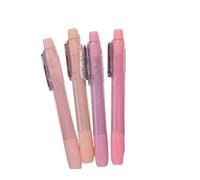Surligneur fluorescent 4 couleurs avec pointe biseautée pour la fabrication de cartes, le scrapbooking, le journal, le dessin, stylos fluorescents parfumés pour étudiants