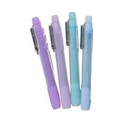 Surligneur fluorescent 4 couleurs avec pointe biseautée pour la fabrication de cartes, le scrapbooking, le journal, le dessin, stylos fluorescents parfumés pour étudiants