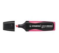STABILO Surligneur Green Boss - Pointe biseautée 2-5 mm - Rose