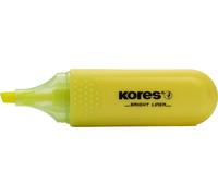 Surligneur Kores "BRIGHT LINER" couleur : jaune