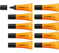 Surligneur-Lot X 10 Surligneurs Fluo-Orange