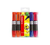 STABILO Surligneur Luminator – Pochette 6 surligneurs fluo – Coloris assortis