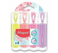Surligneur MAPED Fluo Peps Pastel 4pcs