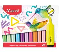Surligneur Maped FLUO'PEPS Classic étui carton 12 pièces