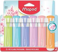 Surligneur Maped FLUO'PEPS PASTEL 6 blisters