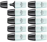 Surligneur pastel - STABILO BOSS MINI Pastellove - Lot de 10 surligneurs - Touche de turquoise