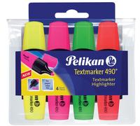 Surligneur Pelikan 490 étui de 4 rechargeables