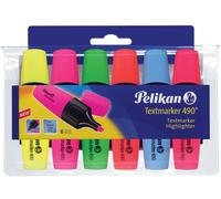 Surligneur Pelikan 490 étui de 6 rechargeables