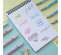 Surligneur pentel illumina flex bi-pointe bleu pastel