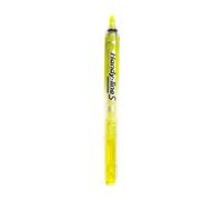 Surligneur r tractable et rechargeable Pentel Handy-line S, jaune, lot de 12 (SXS15-G)
