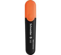Surligneur schneider job pointe biseautee rechargeable avec maxx 660 refill station resiste evaporation orange