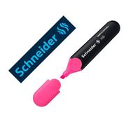 Surligneur schneider job pointe biseautee rechargeable avec maxx 660 refill station resiste evaporation rose