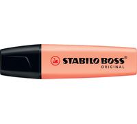 Surligneur STABILO® 70/126 - BOSS ORIGINAL Pastel - Stylo simple - couleur pêche crémeuse