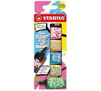 STABILO Etui carton de 6 surligneurs BOSS MINI by Snooze One. Pointe biseautée. Coloris assortis