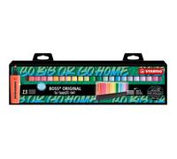 Surligneur - STABILO - BOSS ORIGINAL - Multicolore - Pointe biseautée - 23 pièces
