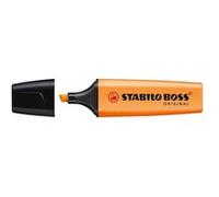 STABILO BOSS ORIGINAL Surligneur pointe biseautée 2 et 5 mm - Orange fluo