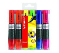 Surligneur - STABILO - LUMINATOR - Étui de 6 - Pointe biseautée - Encre à base d'eau