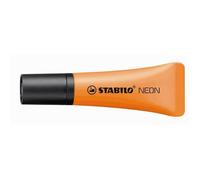 Surligneur - Stabilo - Neon Orange - Pointe biseautée - Largeur de tracé 2 à 5 mm - Agréable au toucher