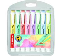 Surligneur STABILO swing cool Pastel Edition Étui PET de 8 pièces