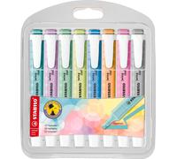 Surligneur STABILO swing cool Pastel Étui PET de 8 pièces