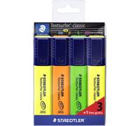 Surligneur STAEDTLER "Textsurfer classic" 3+1 étui