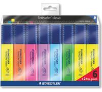 Surligneur STAEDTLER "Textsurfer classic" 6 + 2 S