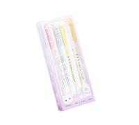 Surligneurs double face à clipser - Faible opacité - Système de codage couleur - Design convivial - Flux d'encre puissant - Outil de marquage - Stylo fluorescent ergonomique - Réduction de la fatigue