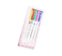 Surligneurs double face à clipser - Faible opacité - Système de codage couleur - Design convivial - Flux d'encre puissant - Outil de marquage - Stylo fluorescent ergonomique - Réduction de la fatigue