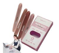 Surligneurs Double Face - Lot De 4 Marqueurs À Encre Fluide, Pointe Agréable Pour Les Yeux, Couleurs Vives Et Éclatantes, Accessoire D'écriture Portable | Design Ergonomique Et Pratique Pour Les Étude