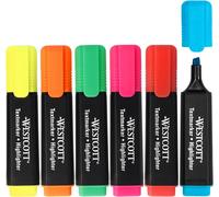 Surligneurs, Lot De 6 Surligneurs Aux Couleurs Vives Largeur De Trait : 2-5 Mm Encre Premium Fabriquée En Allemagne E-744251 00[Z144]