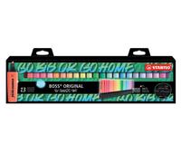 Surligneurs - Stabilo Boss - 23 Couleurs Fluos Et Pastel - Edition Limitée - Avec Support De Bureau