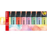 STABILO Boss Original Pastel marqueur 8 pièce(s) Pointe biseautée Multicolore